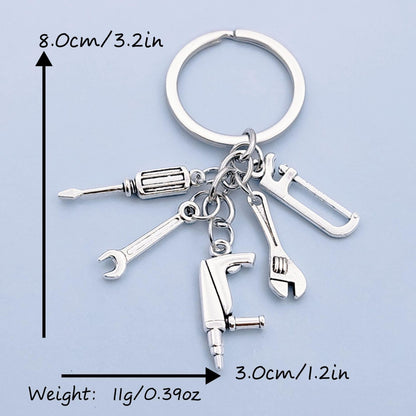 iMagitek 20Pcs Dad Grandpa Toolbox Keychains Screwdriver Wrench Saw Keychains for Father Grandpa Men's Keying Gifts Father's Day Birthday Gifts
