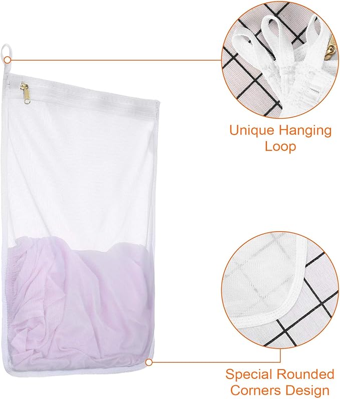 Reusable Mesh Laundry Bags, Delicates Garment Washing Bags