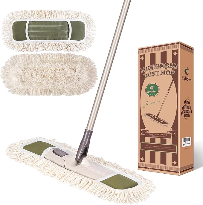 Eyliden Dust Mop with Reusable Washable Pads