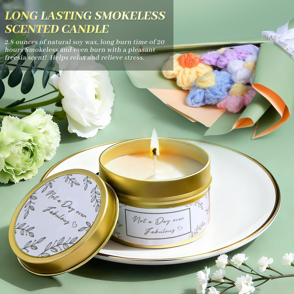 Self Care Gifts for Women, Spa Care Package, Mother's Day and Easter Gifts Friendship Box of Sunshine for Mom Sister Wife, Get Well Soon & Birthday Present, Self Care Basket for Women Recovery