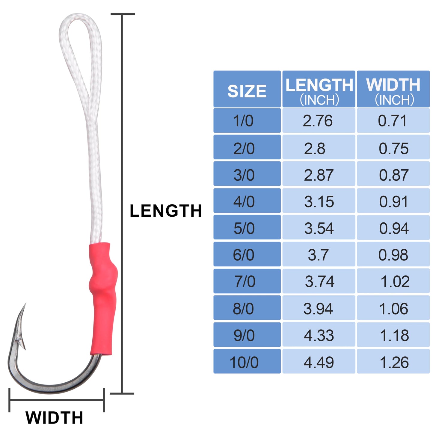 Fishing Assist Hooks for Jigging, 30pcs Saltwater Jigging Hooks for Slow Pitch Jig Speed Jig Vertical Butterfly Jig Speed Jig Hooks Stainless Steel Jigging Assist Hooks with Braid Cords