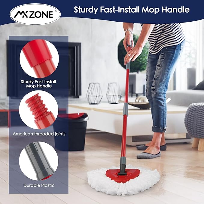 Spin Mop Handle Replacement Compatible