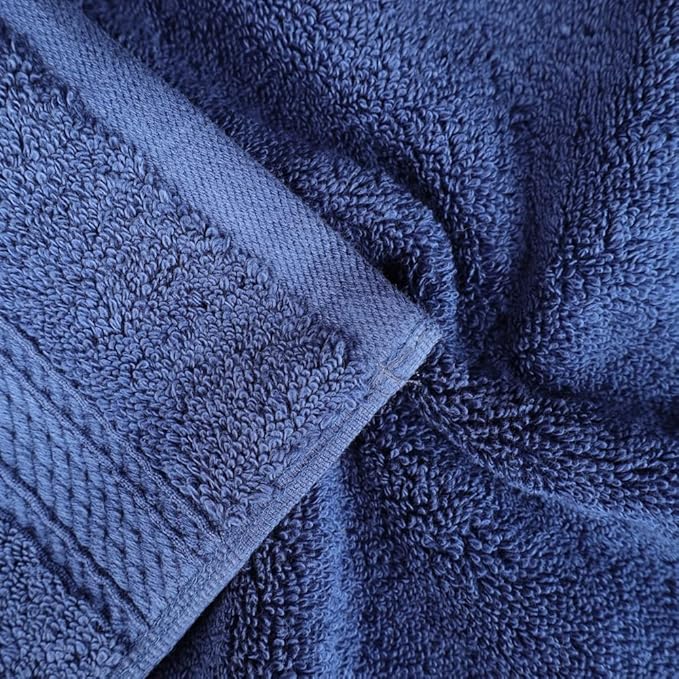 SUPERIOR Egyptian Cotton Pile 3 Piece Towel Set, Includes 1 Bath, 1 Hand