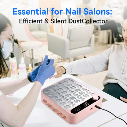 Makartt Nail Drill - Portable Electric Nail File Machine Geneviere E File Pink JD700 Professional 30000RPM Manicure Drill for Acrylic Nails Poly Nail Gel Polish Beauty Gift