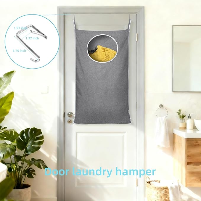 KEEPJOY Hanging Laundry Hamper Bag