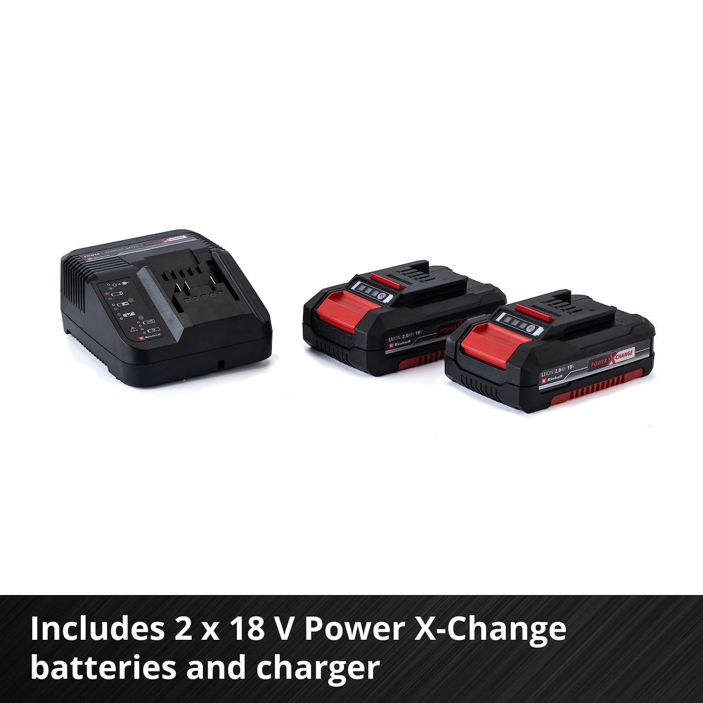 Einhell Power X-Change 40Nm Cordless Drill Driver With Battery And Charger - 18V, 3-in-1 Combi Drill, Hammer Drill And Screwdriver - TE-CD 18/40 Li-i Impact Drill Set With 69 Pc Accessory Kit