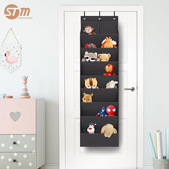 STORAGE MANIAC Over the Door Shoe Organizer Heavy-Duty Large Deep Pocket
