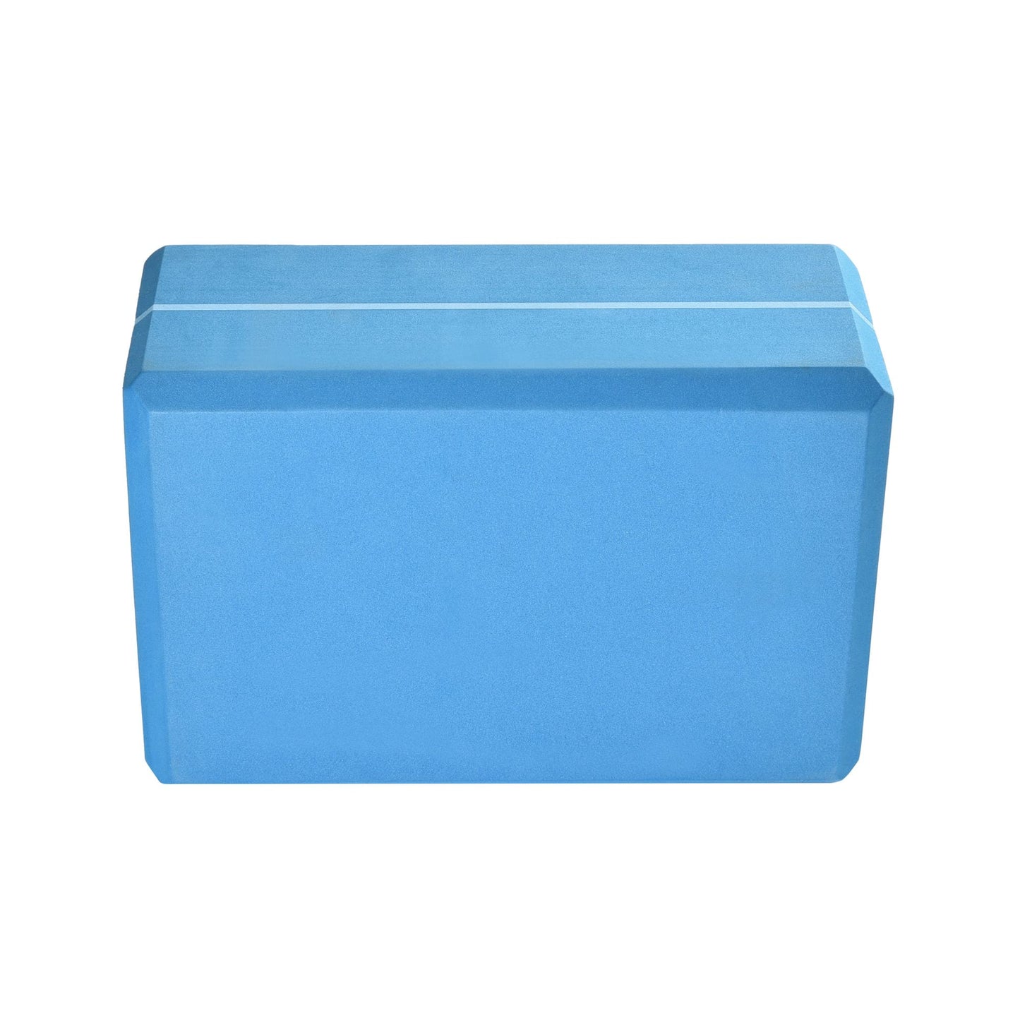 Hugger Mugger 4 in. Foam Yoga Block - Strong and Stable, Beveled Edges for Comfort, Most Favored Block Size, Helps with Alignment and Support in Many Poses