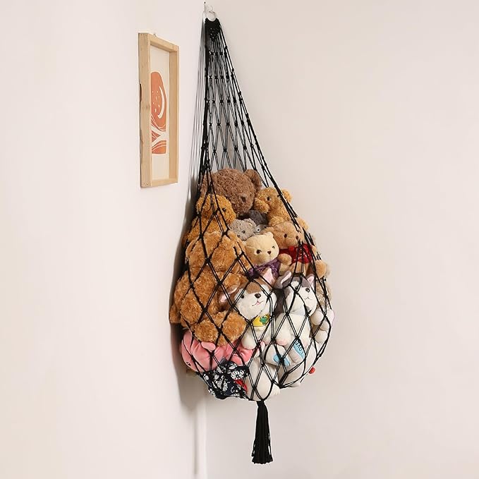 Stuffed Animal Hammock Corner Hanging Net