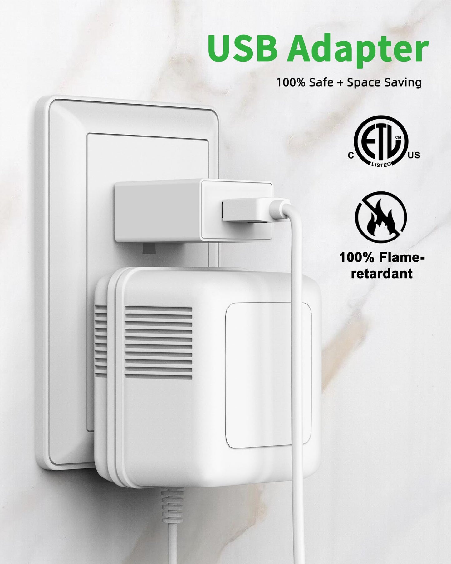 Vovamo Plug-in Under Cabinet Lighting, Dimmable Counter Lights for Kitchen, 2pcs 12 Inch, Cold White 6000K Linkable USB Led Closet Light, Wired Indoor Night Lights Bar for Desk, Sink,Workbench