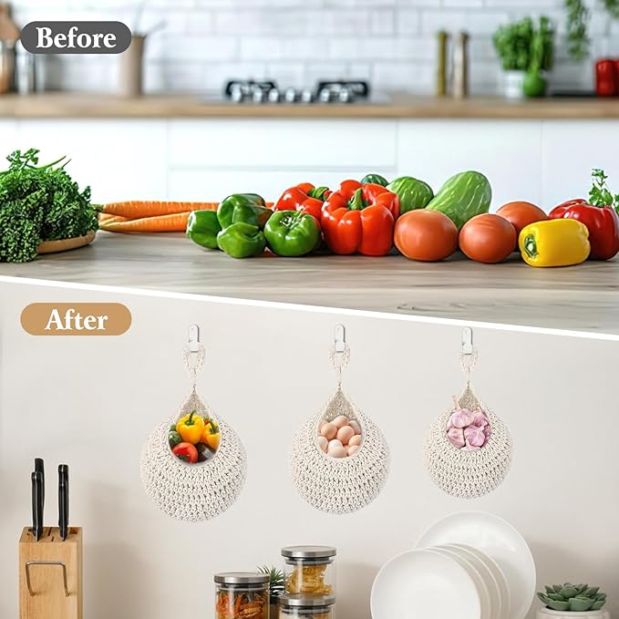 Hanging Fruit Baskets for Kitchen