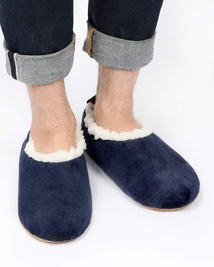 Panda Bros Mens Slipper Socks Low Cut Super Soft Warm Home Sock with Non-Slip Indoor Slipper Shoes Socks