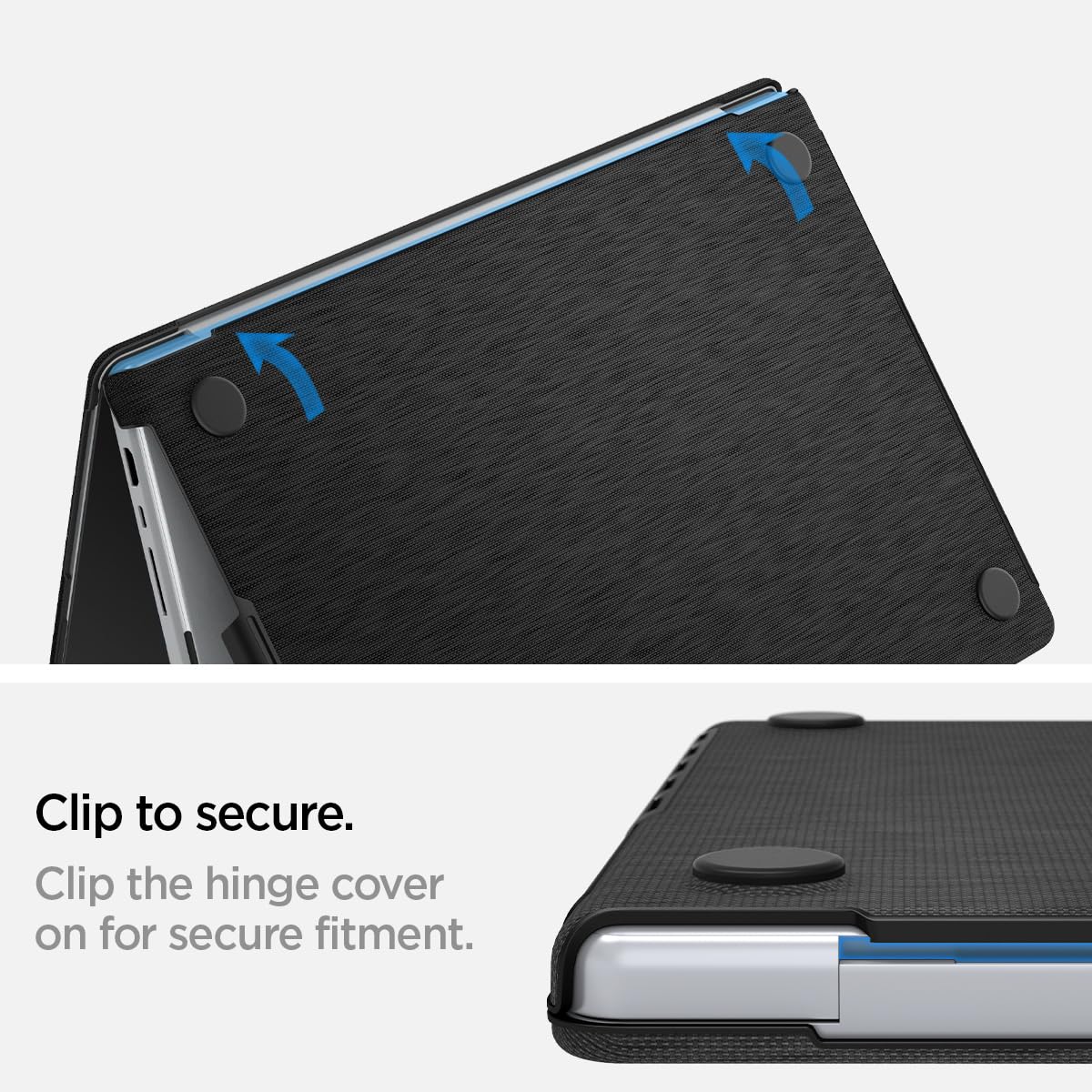 Spigen Urban Fit Laptop Case Compatible with MacBook Pro 16 inch with M3 Max / M3 Pro / M2 Pro / M2 Max Chip / M1 Pro / M1 Max Chip (2023/2021) - Black