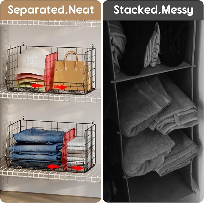 3 Tier Closet Hanging Shelves