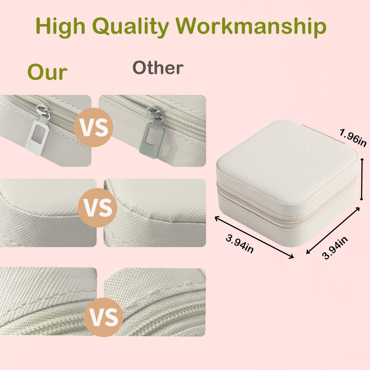 CIPIDI Travel Jewelry Case Bridesmaid Gifts Box,6 Pack Small Jewelry Box Mini Jewelry Organizer,PU Leather Portable Earring Storage Box for Women Girls Bridesmaid Proposal Gifts