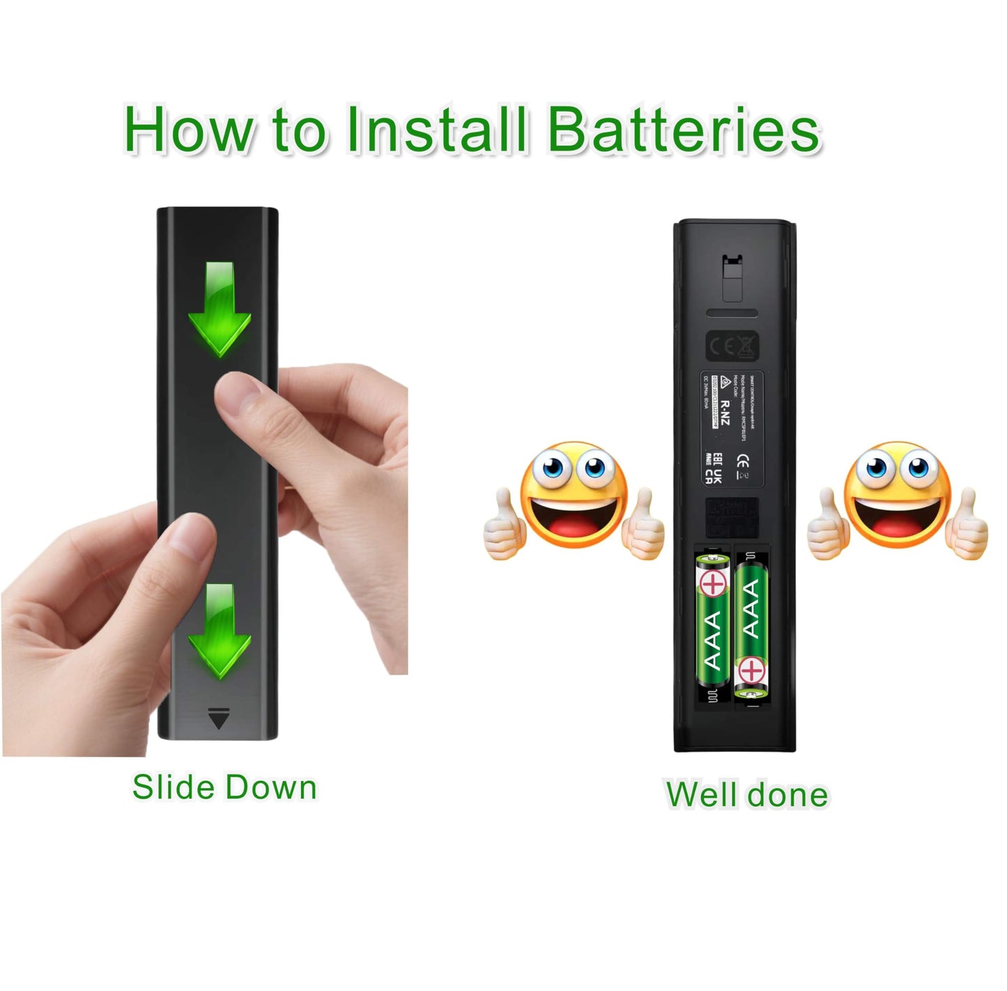 B Braince Smart Remote Compatible with Samsung Smart TV Remote Replacement 2025-2019, Voice Control remoto Samsung Smart tv, Mic, Bluetooth, Universal, Tizen OS, No Solar. 2-Year Warranty.