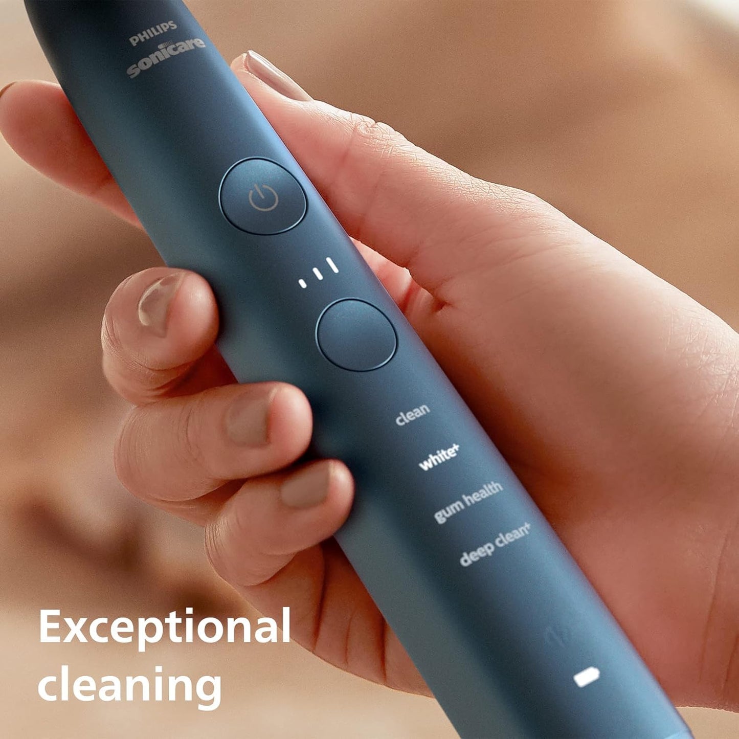 Philips Sonicare DiamondClean 9000 Series Power Electric Toothbrush Special Edition - Sonic Brush, Dark Blue, 1 X C3 Premium Plaque Control Brush Head (Model HX9911/88)