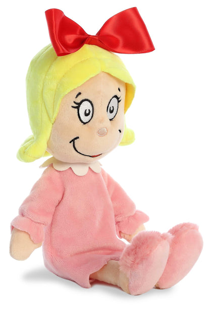 Aurora® Whimsical Dr. Seuss™ Cindy Lou Who Stuffed Animal - Officially Licensed Plush for Imaginative Play - Perfect for Kids and Adults - Multicolor 12 Inches