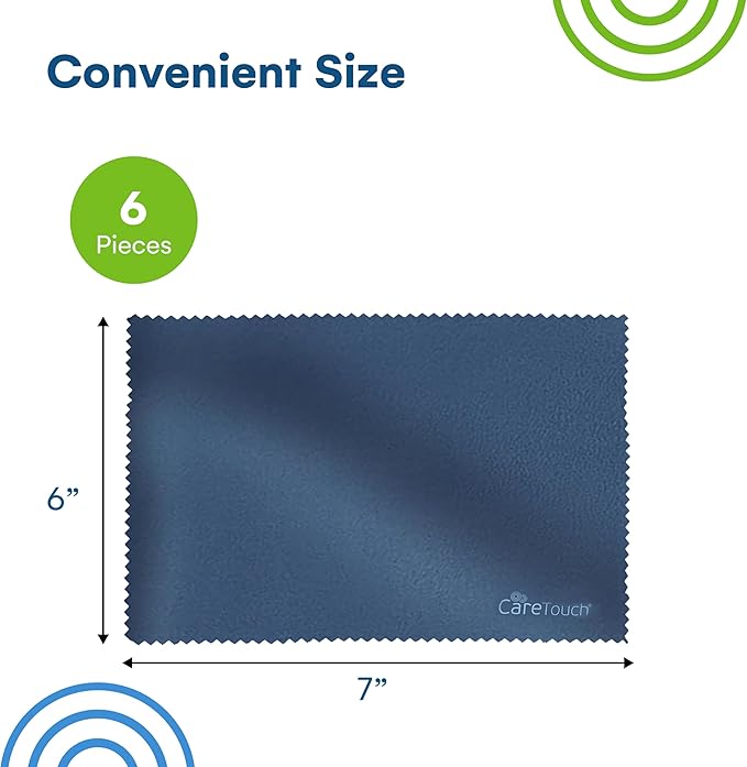 Care Touch Microfiber Cleaning Cloths, 6 Pack