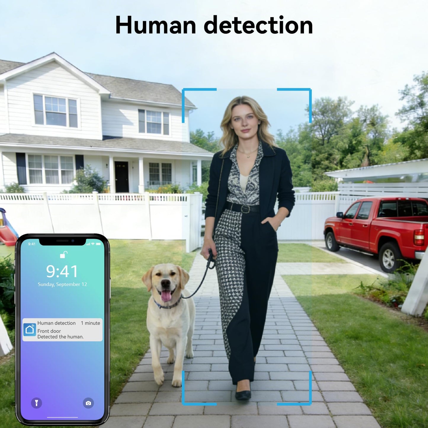 KeonBell Smart Home Video Intercom System,Wired Video Doorbell with 2X 7-inch Touch Screens,Remode Unlocking via App/RFID,Two-Way Audio,Night Vision,WIFI6 2.4/5GHz,2 Unit Household
