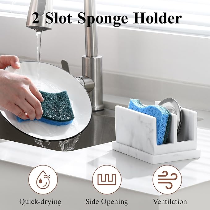 Luxspire Kitchen Sponge Holder, Dish Sponge Holder