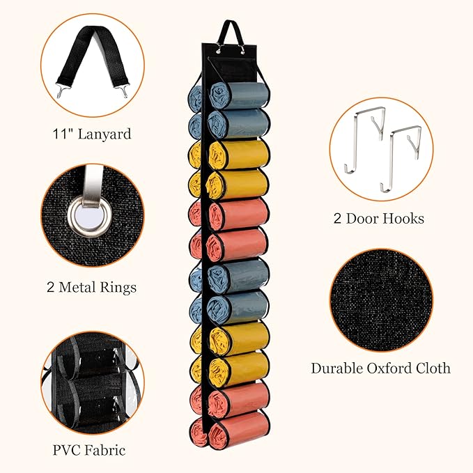 Lirex Hanging Yoga Legging Storage Organizer