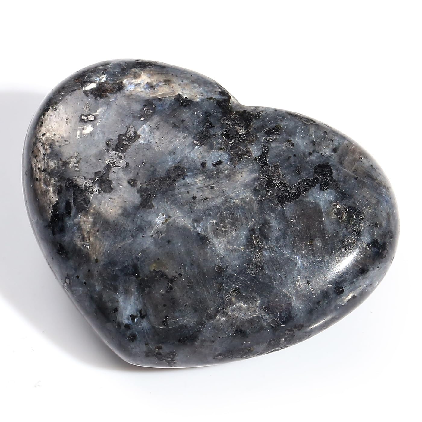 MAIBAOTA 45 mm Moonstone Crystals Large Heart Stone Healing Crystals Natural Crystal Heart Reiki Gemstone Polished Heart Shaped Rocks Meditation Mothers Day Crystal Gifts for Mom Her