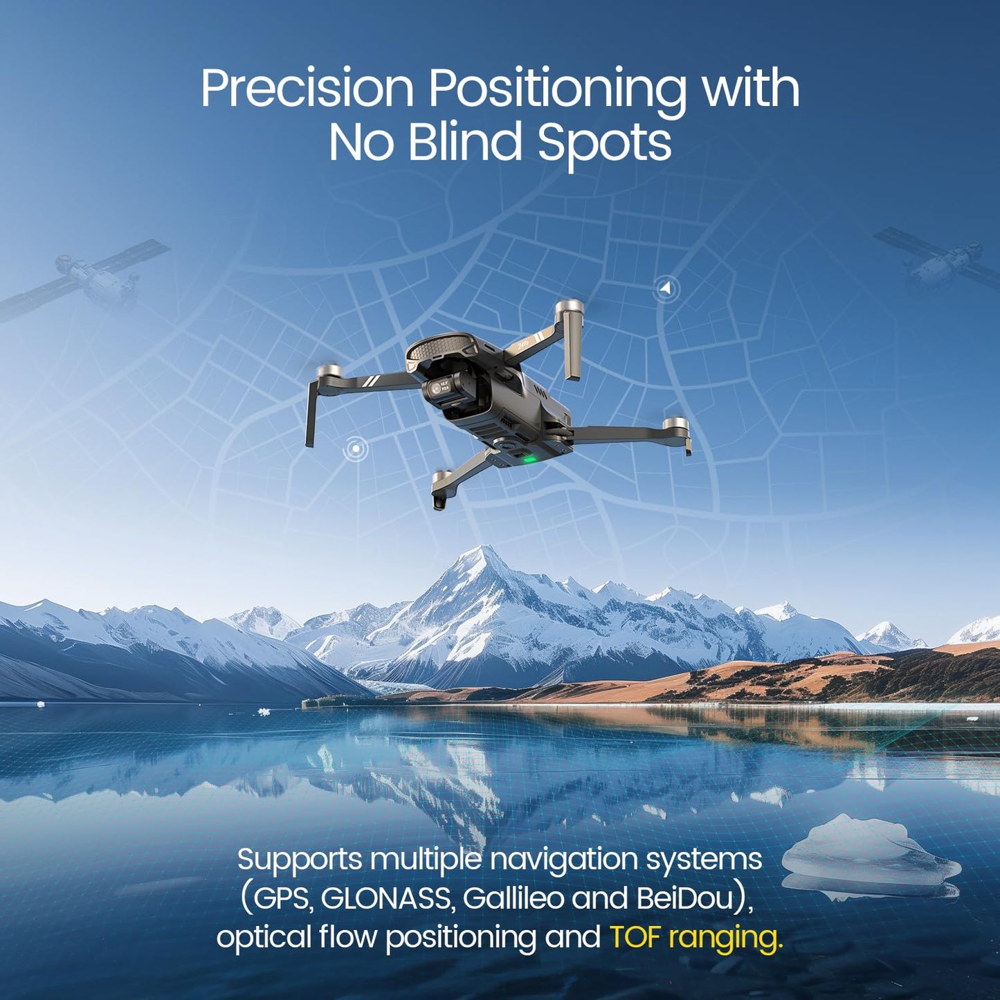 Holy Stone HS900 Drone with Camera for Adults, 8K Photo & 4K/30fps Video, 249g FAA Compliant, 3-Axis Gimbal, Long Range 20,000FT 5.8GHz, GPS Return, Dual Batteries with Charging Hub, 60-Min Flight