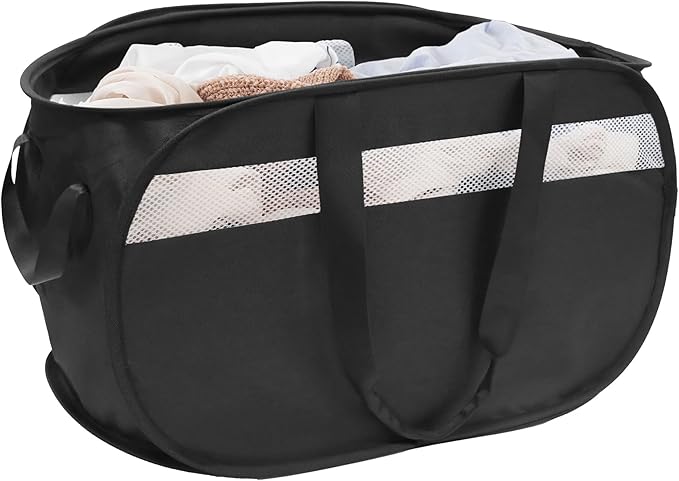 Collapsible Laundry Baskets, Foldable Tear Proof Pop Up Hamper