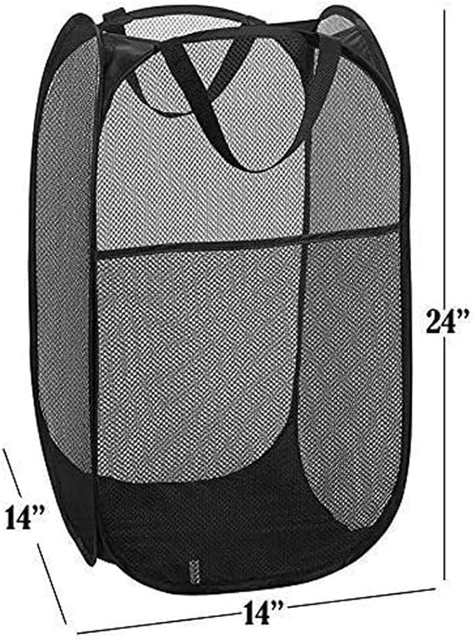 2 Packs Mesh Pop up Laundry Hamper