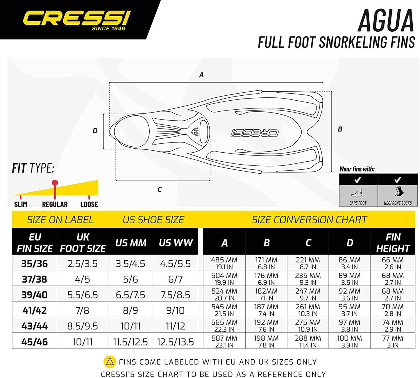Cressi Agua (aquamarine) [43/44]