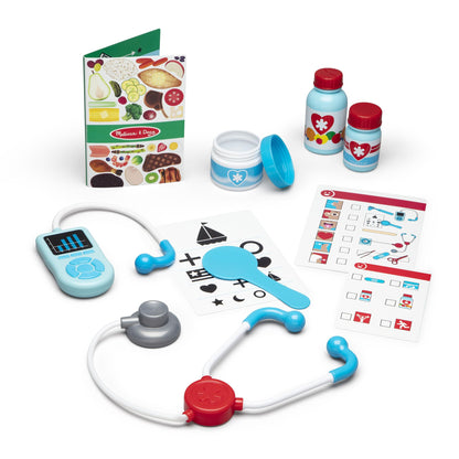 Melissa & Doug Doctors Set for Kids Educational Toys for 3+ Year Old Girls or Boys | Kids Doctors Kit | Doctor Set for 3 Year Old Gifts | Dr Playset Role Play Age 3 4 5 6
