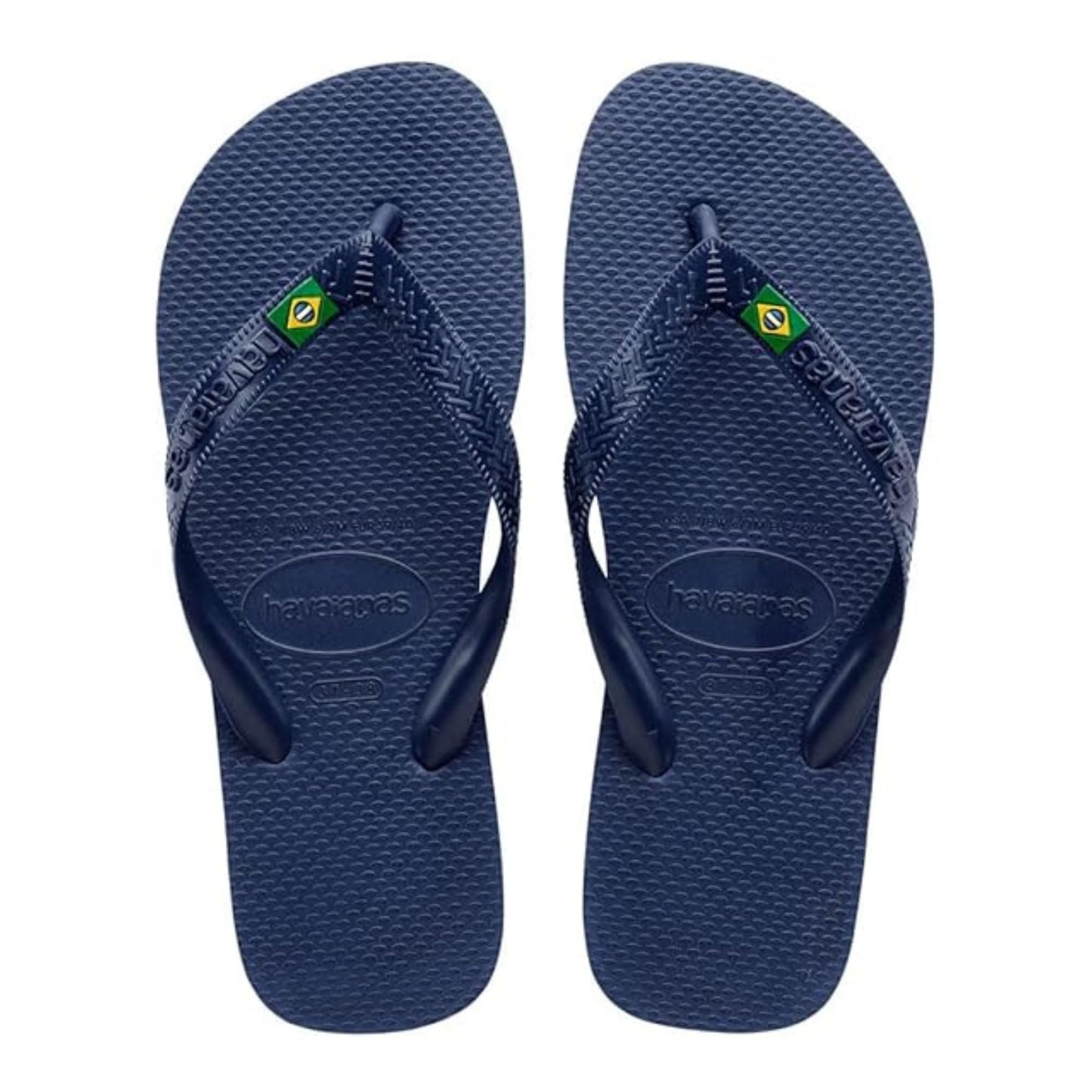 Havaianas - Top Brasil, Comfortable, Durable and Lightweight Flip-Flops, with Non-Slip Sole, Brazilian Flag on the Straps, Adults Unisex