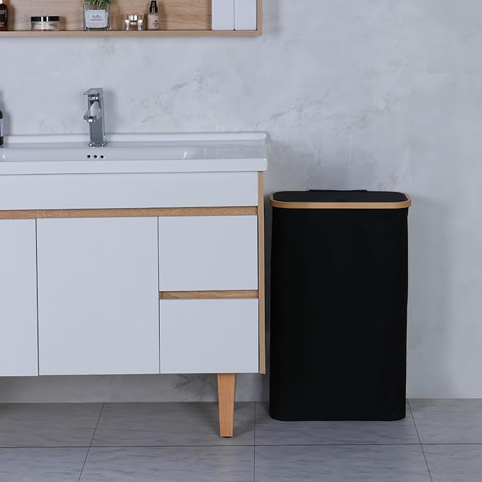 60L Slim Laundry Hamper, Laundry Basket