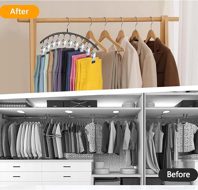 Legging Hangers for Closet Organizer, Hat Hangers for Closet 2 Pack
