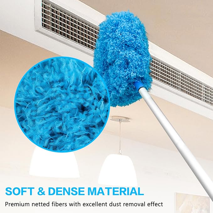 Ceiling Fan Cleaner Duster Reusable Microfiber Ceiling Fan Blade Cleaner