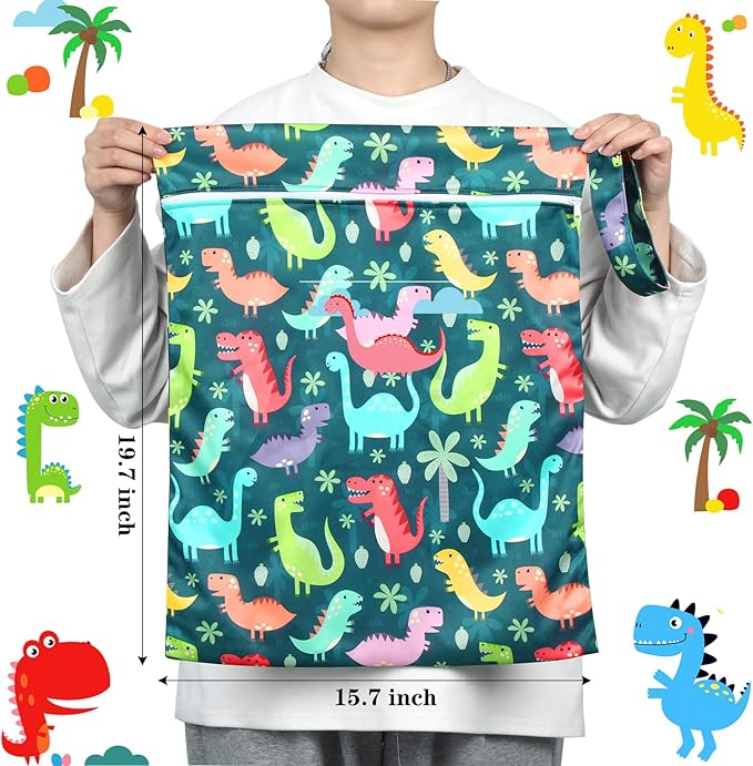 Shappy 2 Pcs Large Travel Laundry Bag Washable Waterproof Wet Dry Large Dirty