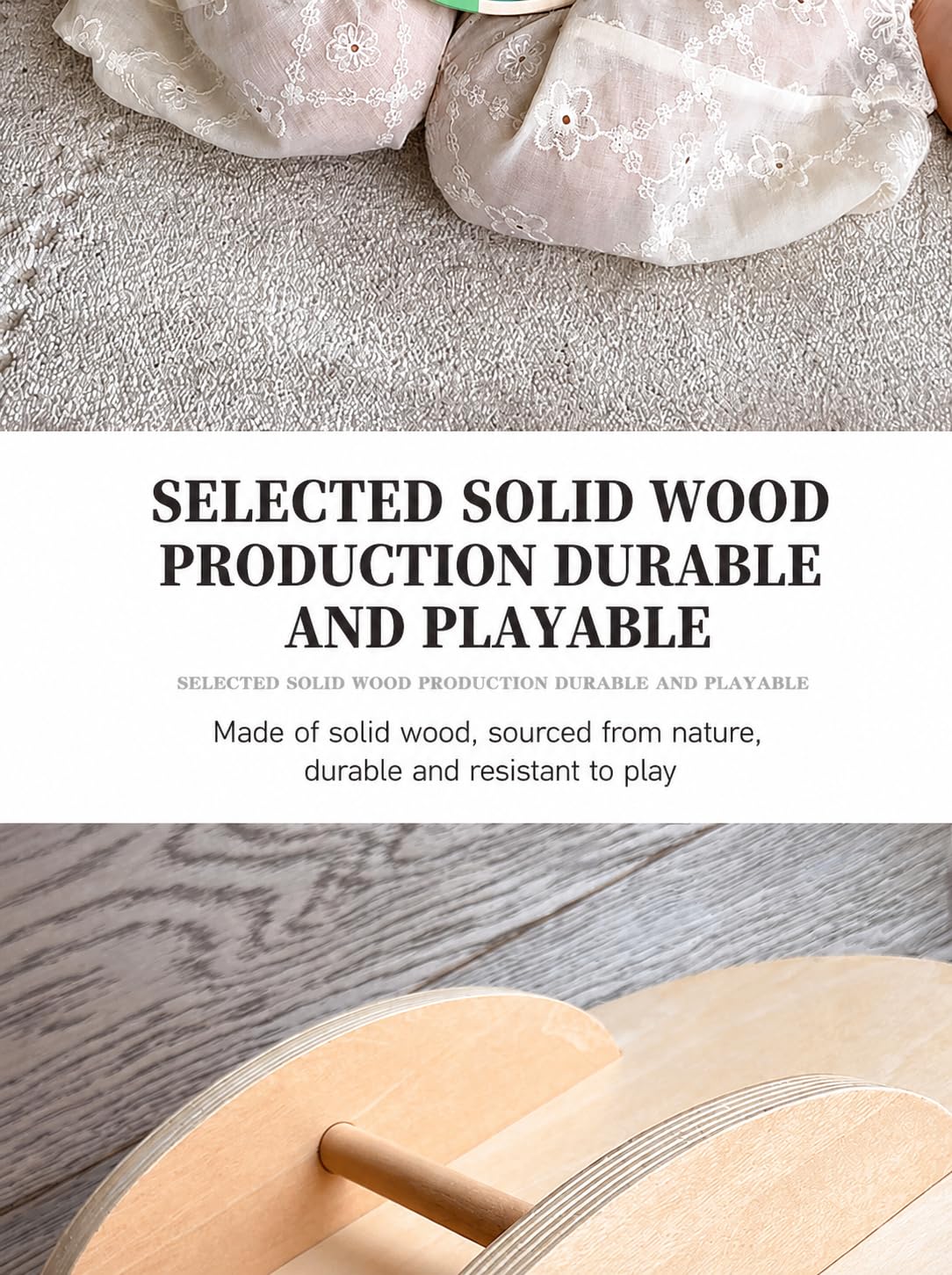 Wooden Balance Board Toy for Kids, Monkey Theme Balancing Game, Montessori Educational Toy, Active Play & Exercise