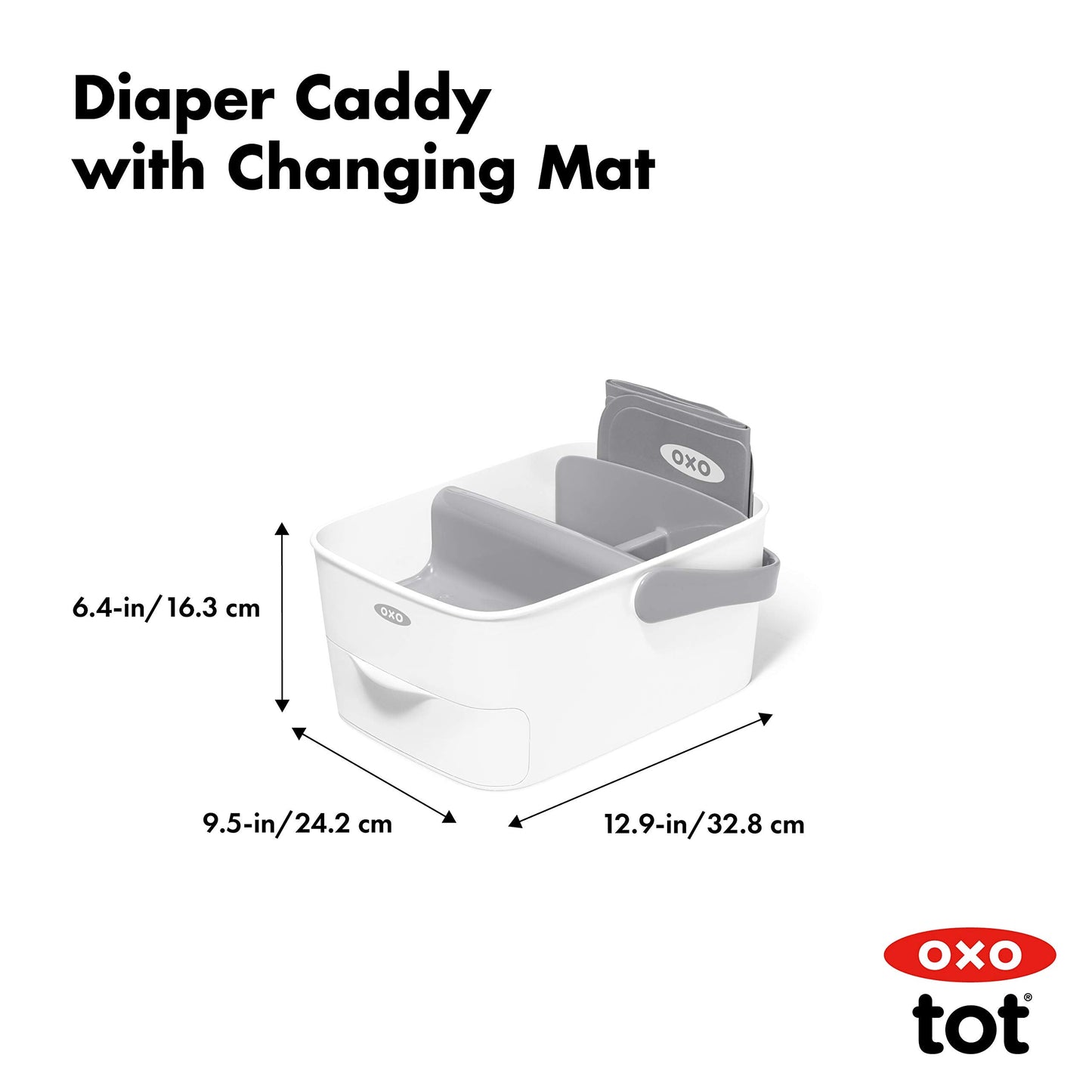 OXO Tot Diaper Caddy with Changing Mat