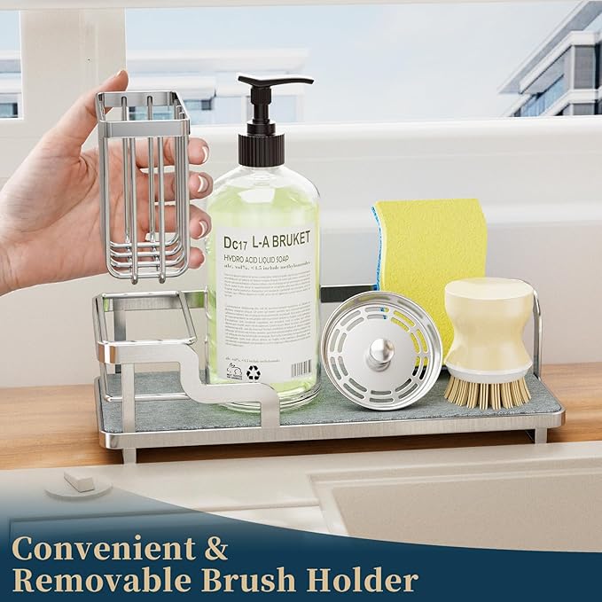 Consumest Sponge Holder for Kitchen Sink