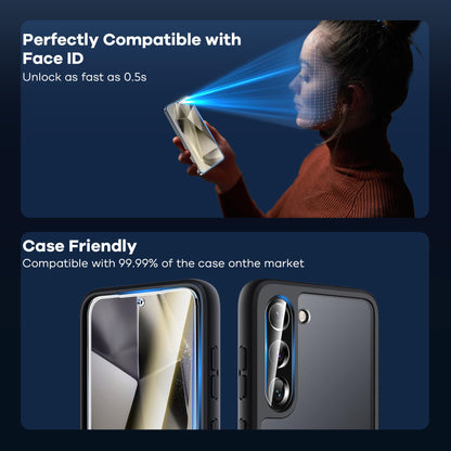 AACL 3-Pack for Samsung Galaxy S25 Ultra Screen Protector Tempered Glass, 9H Glass for S25 Ultra Screen Protector 5G, [Fast Alignment Tool] [Bubble Free] [6.9 Inch]