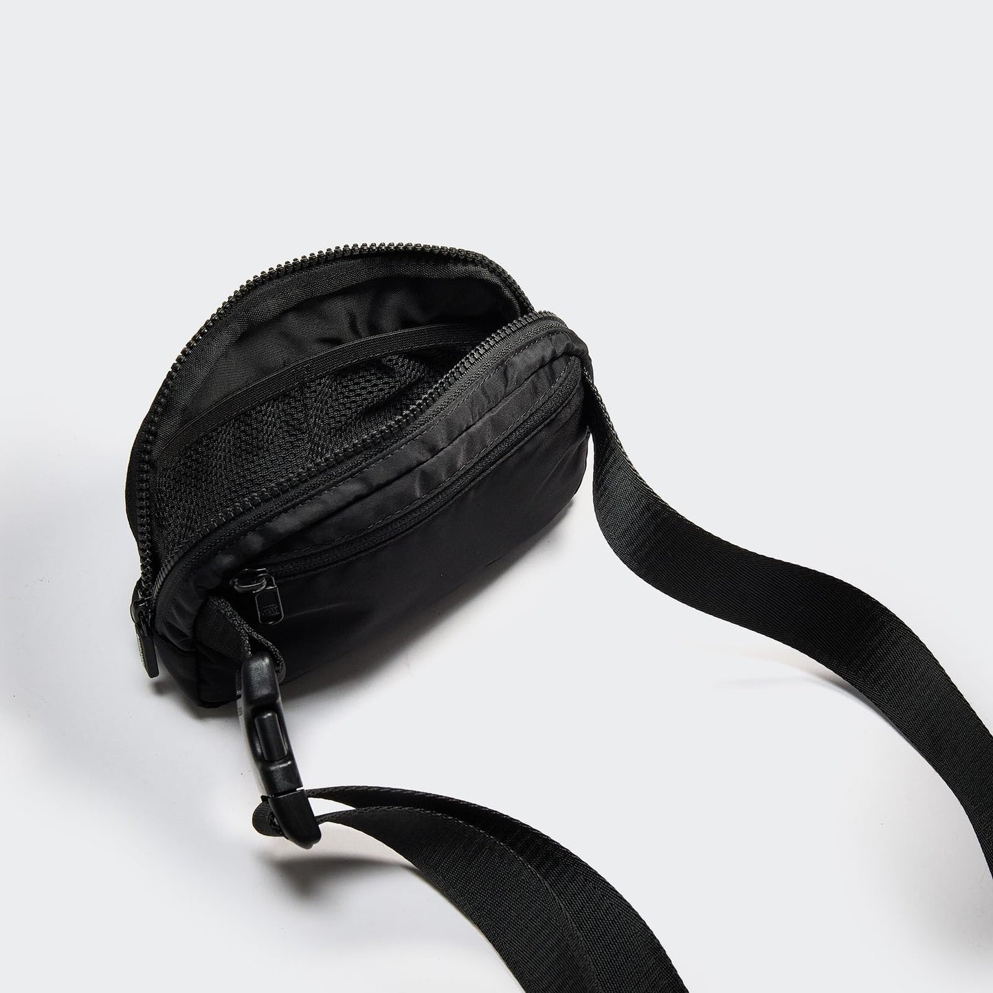 Pander Two Way Zipper Fanny Pack Nylon Everywhere Belt Bag for Women, Water Repellent Waist Packs, Crossbody Bags with Adjustable Strap.