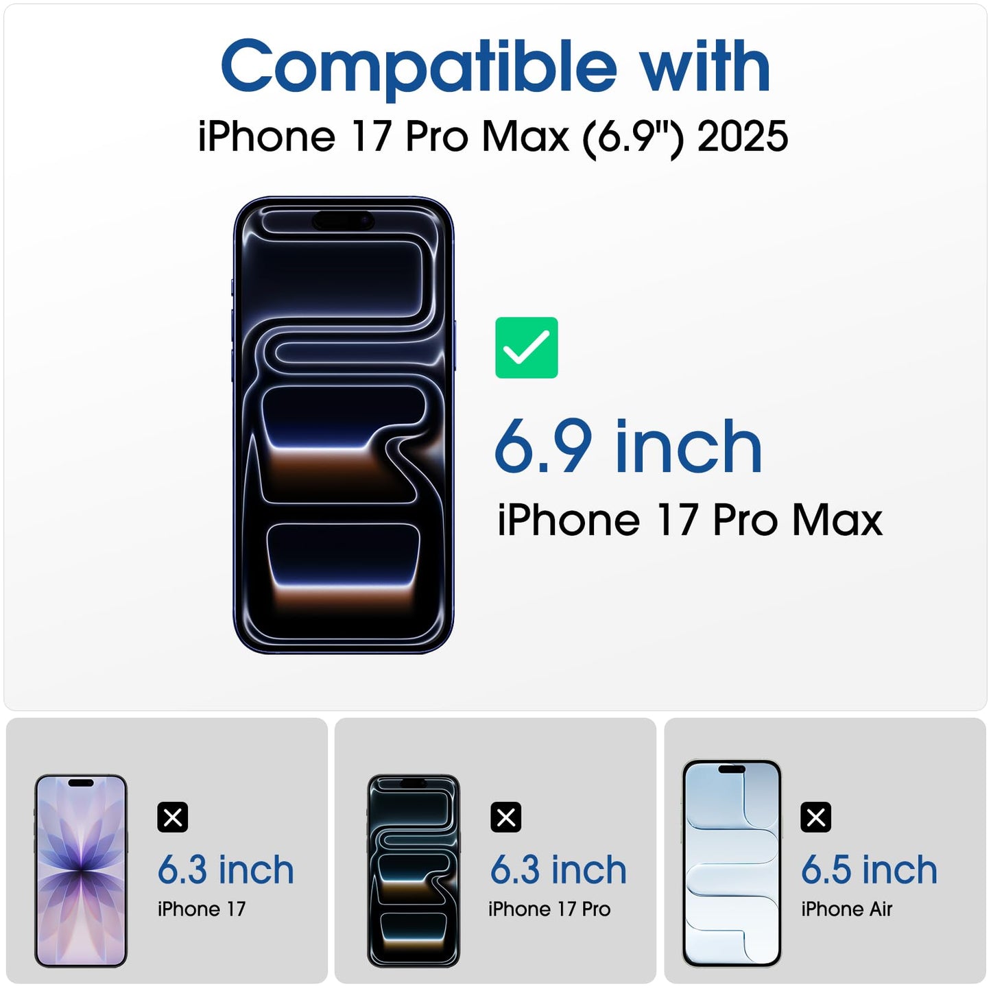 amFilm Easiest Installation OneTouch for iPhone 15 Pro Max Screen Protector [6.7 Inch] Tempered Glass + Camera Lens Protector, Auto-Alignment Tech, Bubble Free, Case Friendly, Anti-Scratch [2+2 Pack]