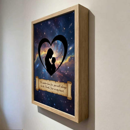 URVIP LED Glowing Photo Frame Shadow, 9x12 Inches USB Powered Shadow Box Desktop Decor, Unique Birthday Gifts for Mom, Grandma, Wife, Daughter