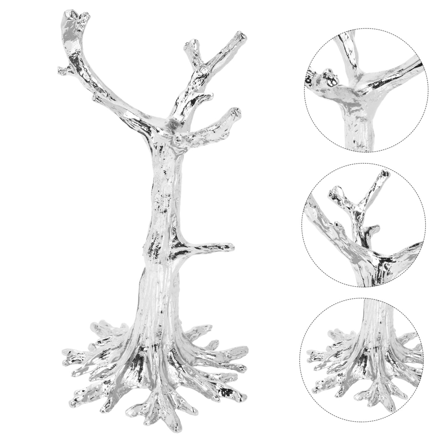 Hemobllo Creative Tree Branch Shape Crystal Ball Base Display Rack Premium Iron Ore Stand for Crystal Balls Delicate Sphere Holder for Home Decor Compact Elegant Pedestal for Desk Table