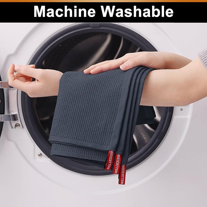 Homaxy 100% Cotton Waffle Weave Dish Cloths