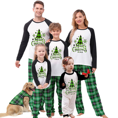 Awoscut Christmas Family Matching Pajamas Christmas Pjs Holiday Nightwear Sleepwear Sets Long Sleeve Pjs(S#697, Mom, M)