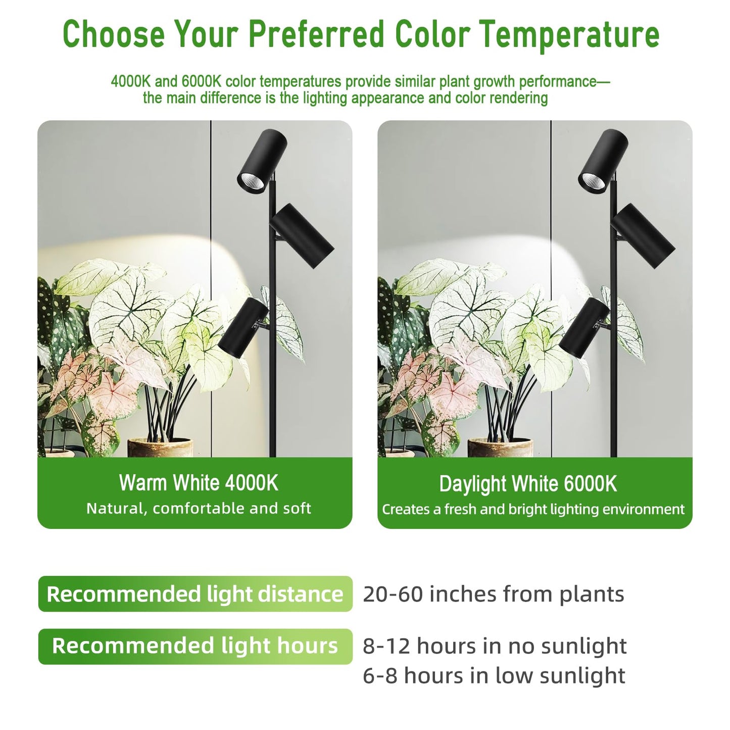 90W Dimmable Grow Light, Full Spectrum COB LED Triple-Head Floor Plant Lamp with High PPFD 900 & CRI 94, 6/8/12H Timer, Adjustable Height (43"-83") & Angle – Standing Grow Lights for Indoor Plants