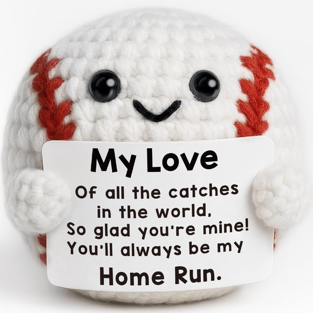 TKGIFTHOT Valentines Gifts for Him Her Boyfriend Girlfriend Crochet Baseball Gifts for Birthday Anniversary Valentines Day Romantic I Love You Gift for Husband or Wife