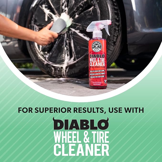 Chemical Guys Wheelie All Exterior Surface and Wheel Brush, Wheel Cleaner Brush